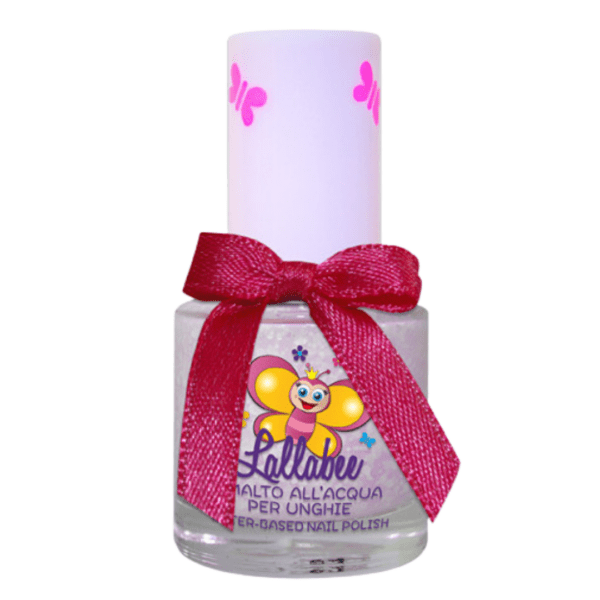 Lallabee flower glitter lys rosa med hvitt glitter