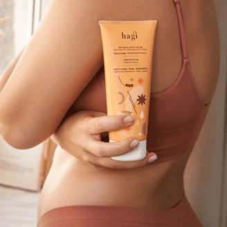 Hagi cosmetics body balm orange and spice