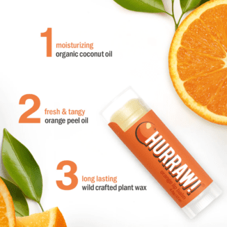 Hurraw Orange lip balm