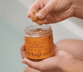 hagi bodyscrub nutmeg and cinnamon