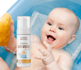 Wooden Spoon Cleansing mousse for baby