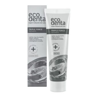 ECODENTA Triple force toothpaste with white clay and propolis