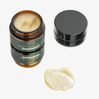 Elm Organics black pepper massasjebalm