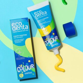 Ecodenta caries control surprise toothpaste for kids