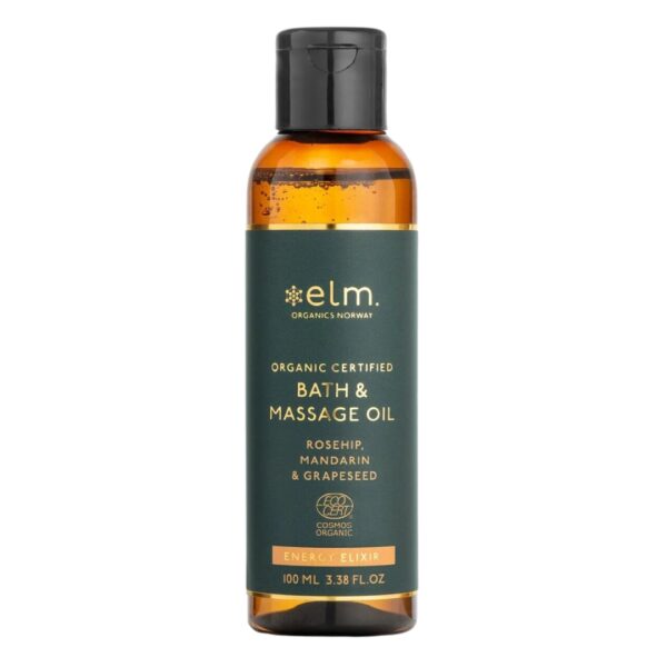 Elm Organics badeog massasjeolje - Energy Elixir