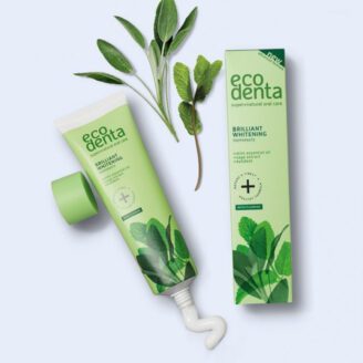 ECODENTA Whitening toothpaste with mint oil and sage extract