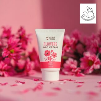 wooden spoon naturlig deodorant flowers