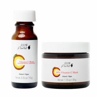 hudpleiepakke vitamin c duo boost og pulvermaske