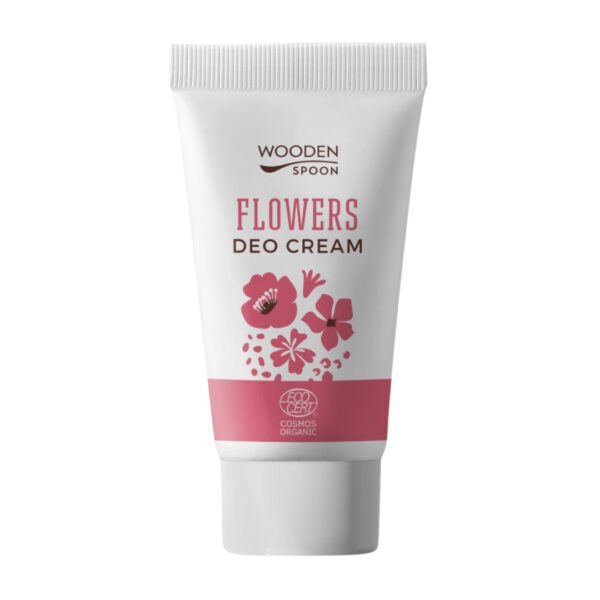 wooden spoon naturlig deodorant flowers